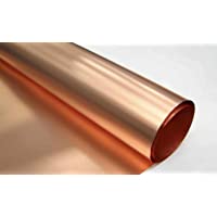 Flejes de precisión COBRE hoja planas 1000 x 305 espesor 0.01 mm